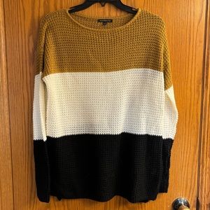 Staccato Long Sleeve Striped Top